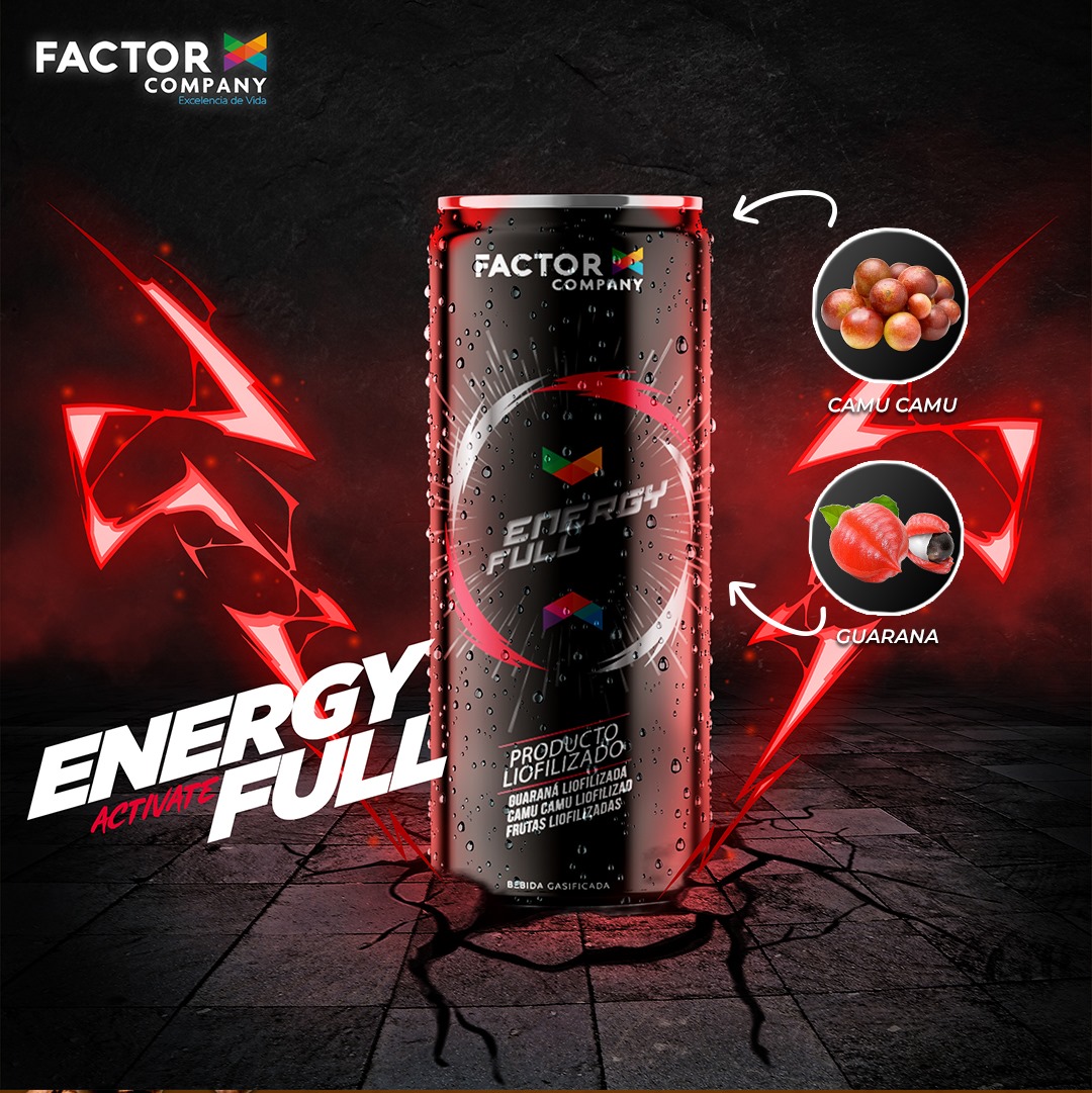 ENERGY FULL  FACTOR X  SIX PACK 350 ML LATA